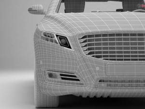 generic car luxury class 3D Model