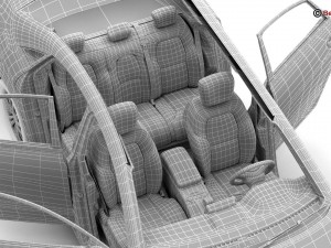 generic car luxury class 3D Model