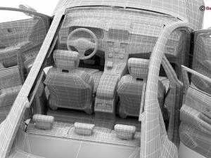 generic car luxury class 3D Model