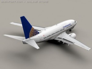 boeing 737 600 continental 3D Model