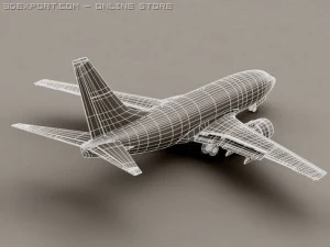 boeing 737 600 continental 3D Model