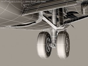 boeing 737 600 continental 3D Model
