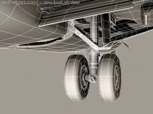 boeing 737 600 continental 3D Model