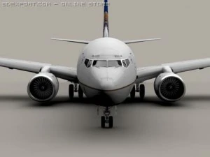 boeing 737 800 continental 3D Model