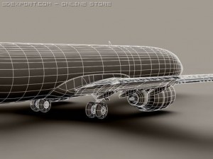 boeing 737 800 continental 3D Model