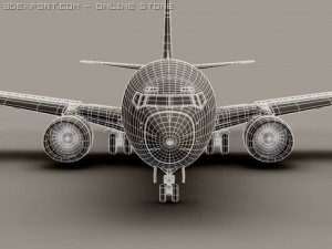 boeing 737 800 continental 3D Model