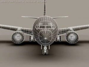 boeing 737 800 continental 3D Model