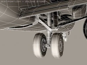 boeing 737 800 continental 3D Model