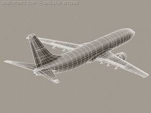 boeing 737 800 continental 3D Model