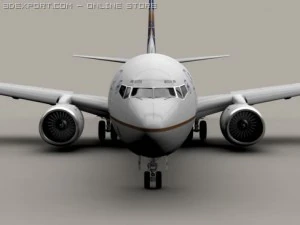 boeing 737 900 continental 3D Model