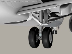 boeing 737 900 continental Modelo 3D