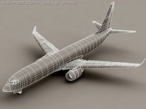 boeing 737 900 continental 3D Model