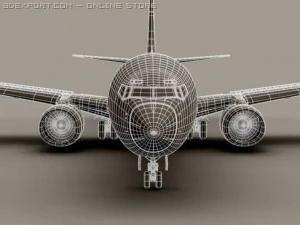 boeing 737 900 continental 3D Model