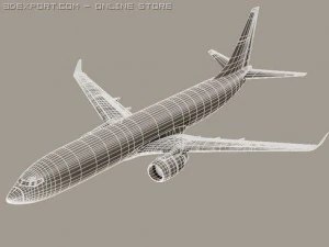 boeing 737 900 continental 3D Model