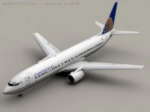 boeing 737 900 continental 3D Model