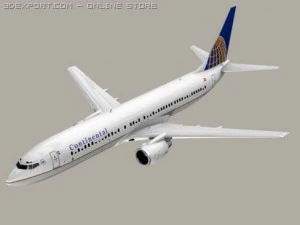boeing 737 900 continental 3D Model