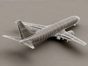 boeing 737 900 continental 3D Model