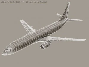 boeing 737 900 continental 3D Model