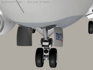 boeing 737 700 continental Modelo 3D