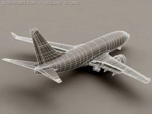 boeing 737 700 continental 3D Model
