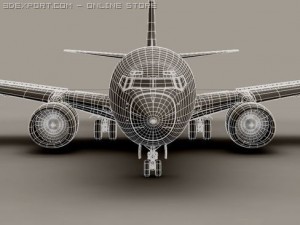 boeing 737 700 continental Modelo 3D