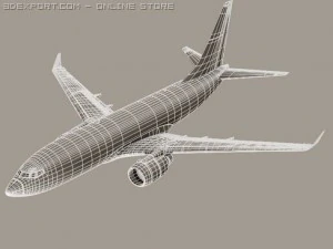 boeing 737 700 continental 3D Model