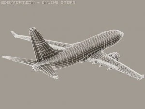 boeing 737 700 continental 3D Model