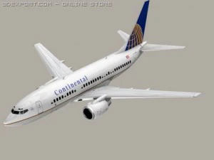 boeing 737 700 continental 3D Model