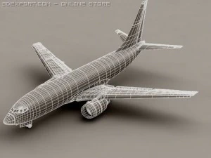 boeing 737 700 continental 3D Model