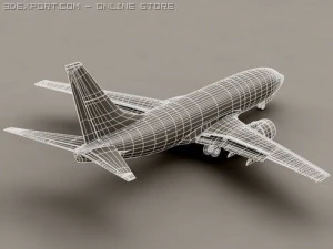boeing 737 700 continental 3D Model