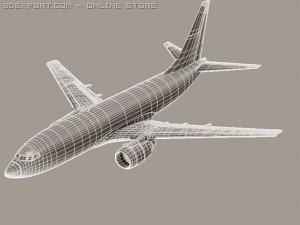 boeing 737 700 continental Modelo 3D