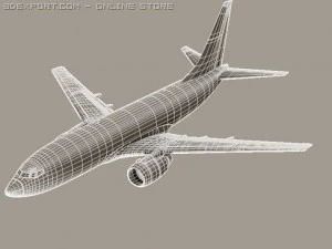 boeing 737 700 continental 3D Model