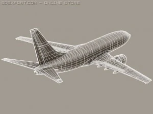 boeing 737 700 continental 3D Model