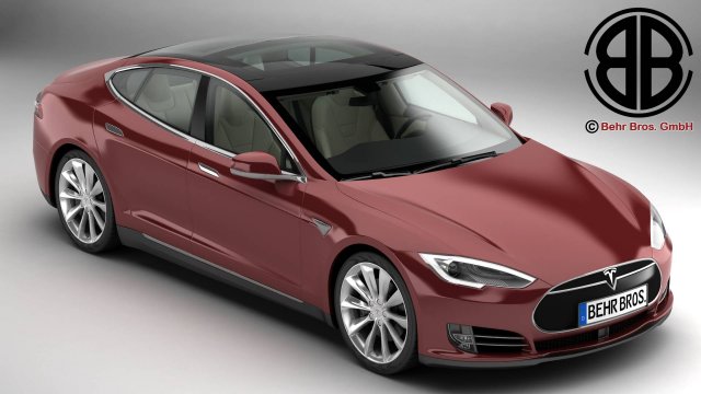 tesla model s 2015 3D 모델 .c4d .max .obj .3ds .fbx .stl .blend 