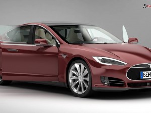 tesla model s 2015 3D 모델