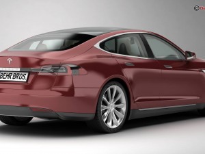 tesla model s 2015 3D 모델