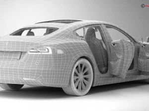 modelo tesla 2015 Modelo 3D