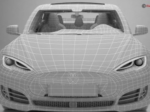 tesla model s 2015 3D 모델