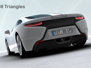 generic sports car realtime Model 3D