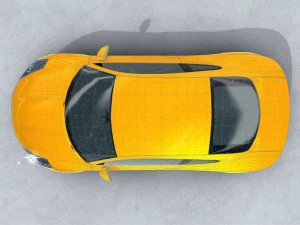 generic sports car realtime 3D Model
