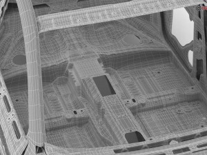 generic car body in white Modèle 3D