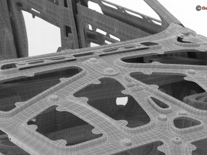 generic car body in white Modèle 3D