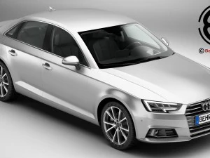 audi a4 sedan 2016 3D Model