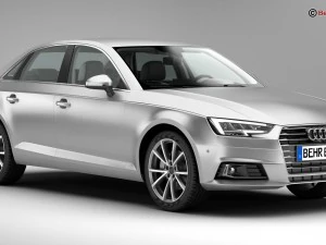 audi a4 sedan 2016 3D Model