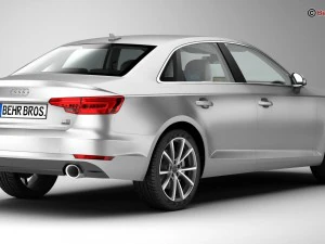 audi a4 sedan 2016 3D Model