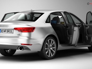audi a4 sedan 2016 Modelo 3D