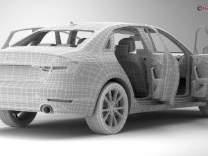 audi a4 sedan 2016 3D Model