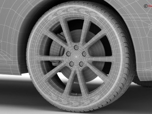 audi a4 sedan 2016 Modelo 3D