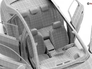 audi a4 sedan 2016 3D Model