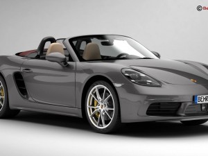 porsche 718 boxster 2017 3D Модель